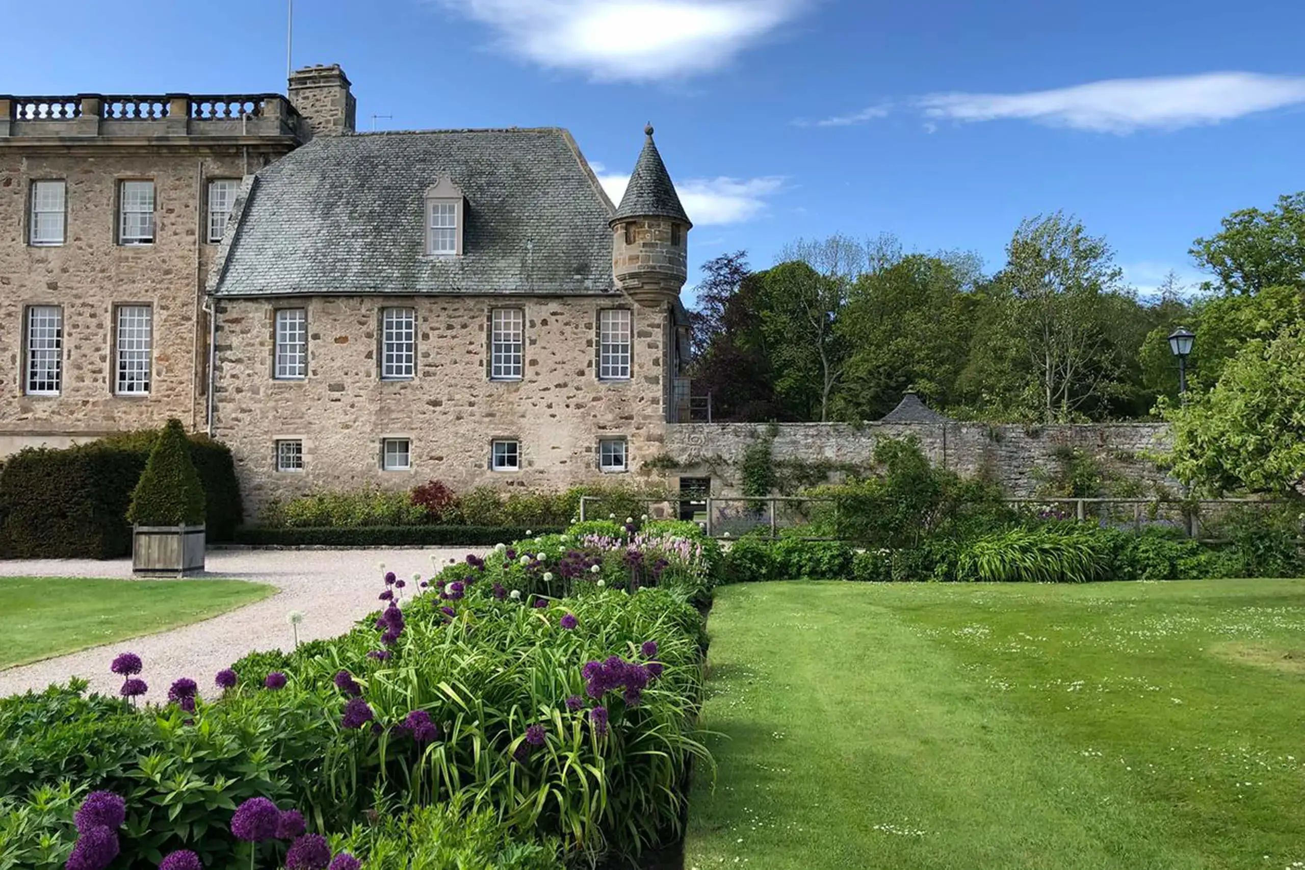 Gordonstoun grounds in bloom