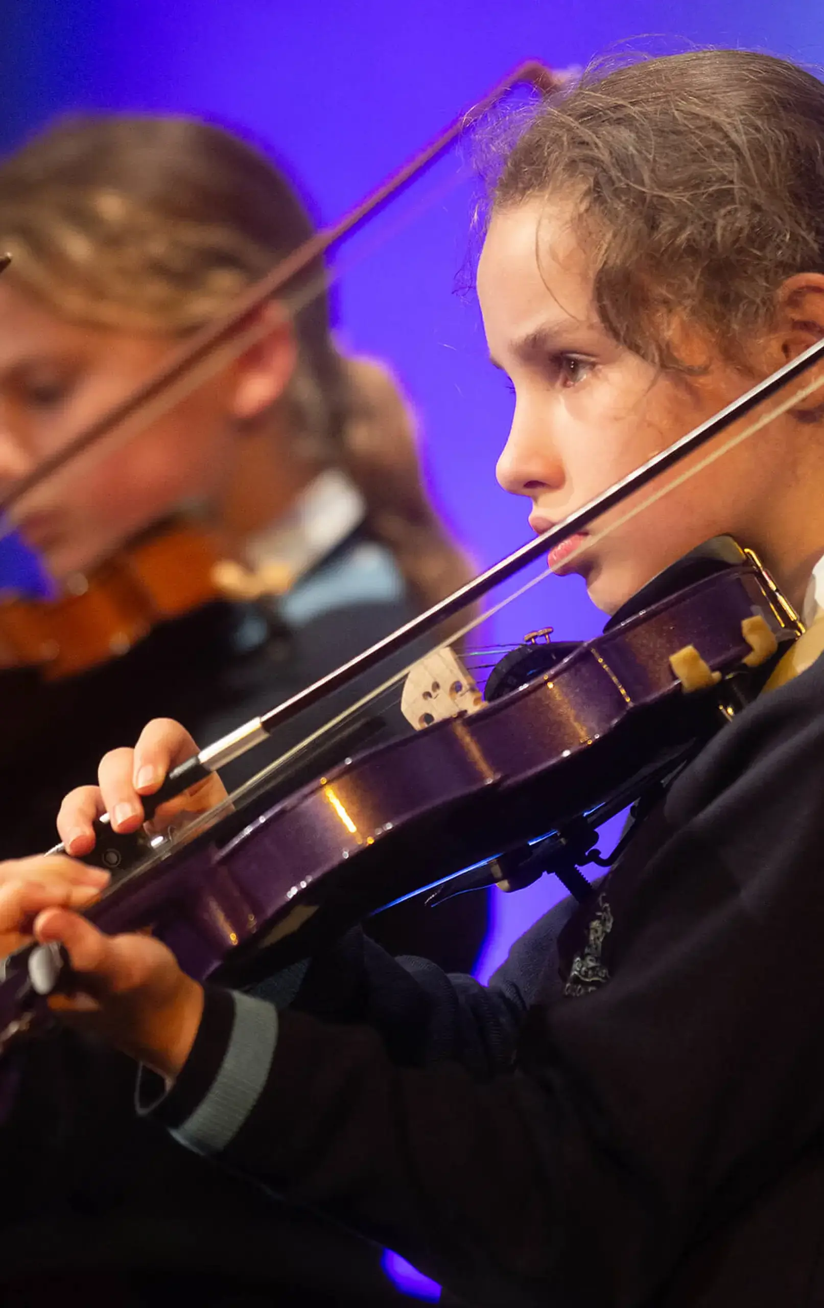 Gordonstoun Prep pupils playing violins