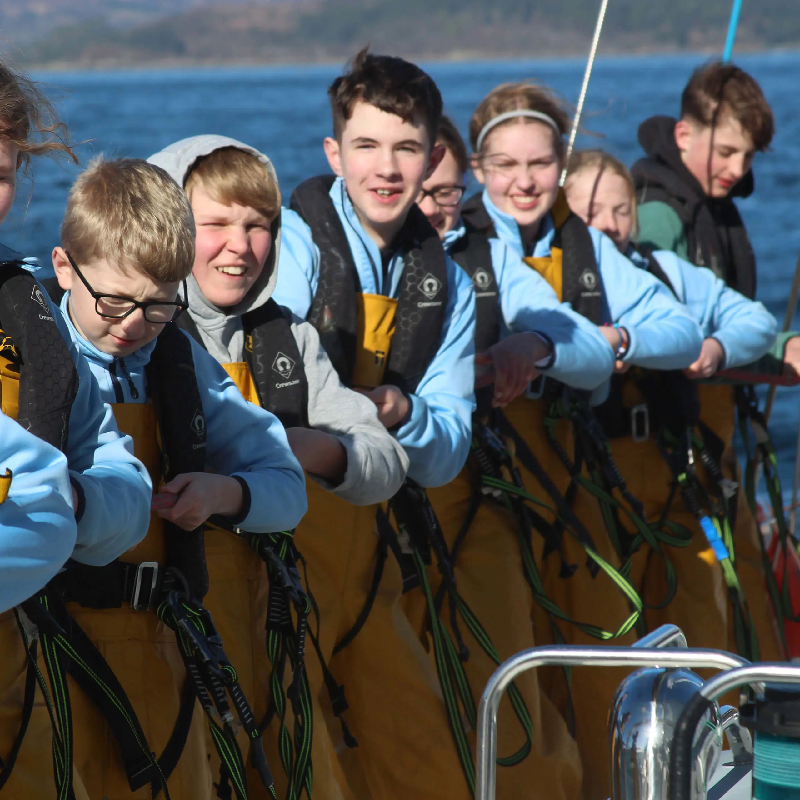 Prep pupils sail training