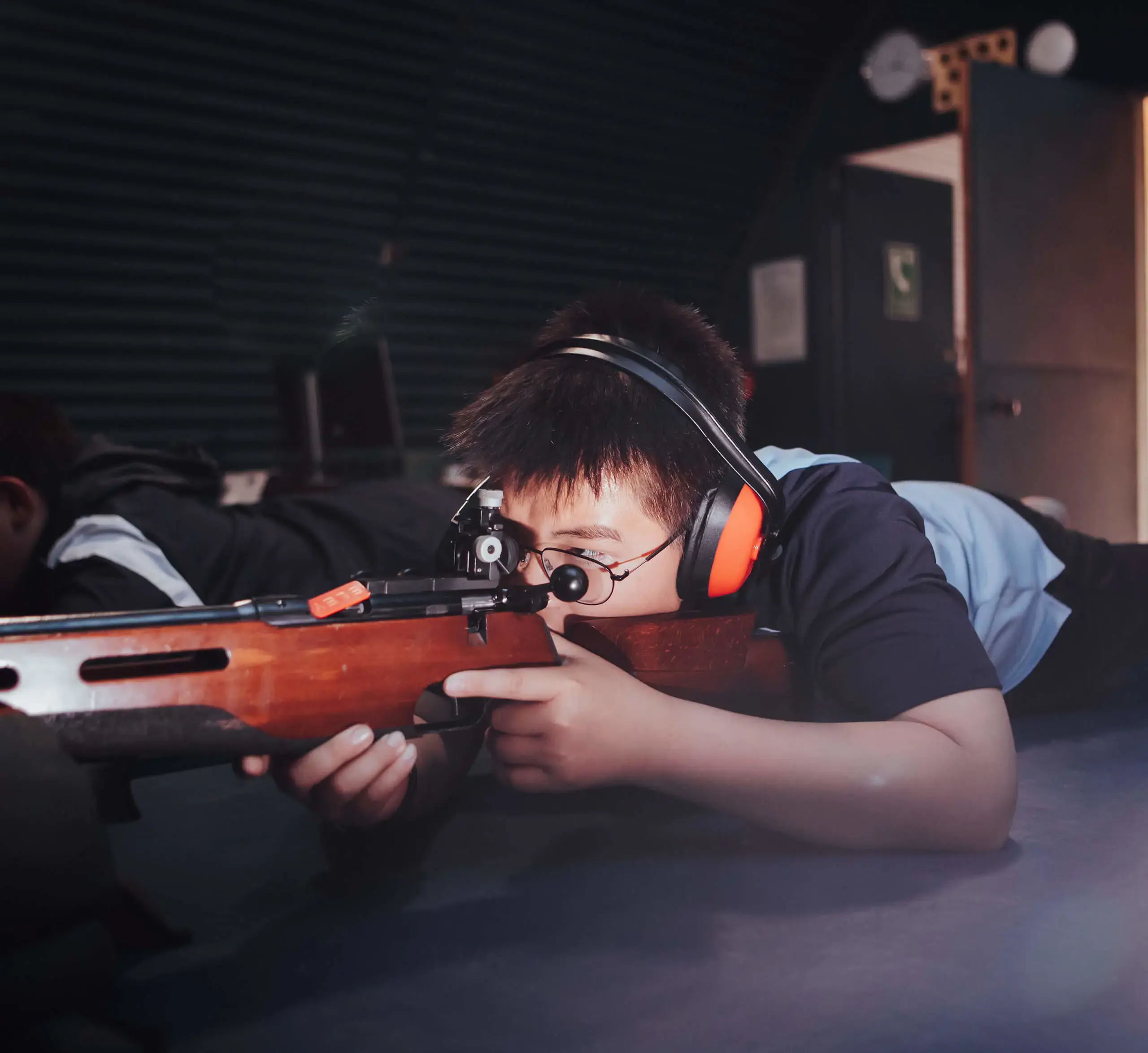 Prep pupil takes aim at our on campus rifle range