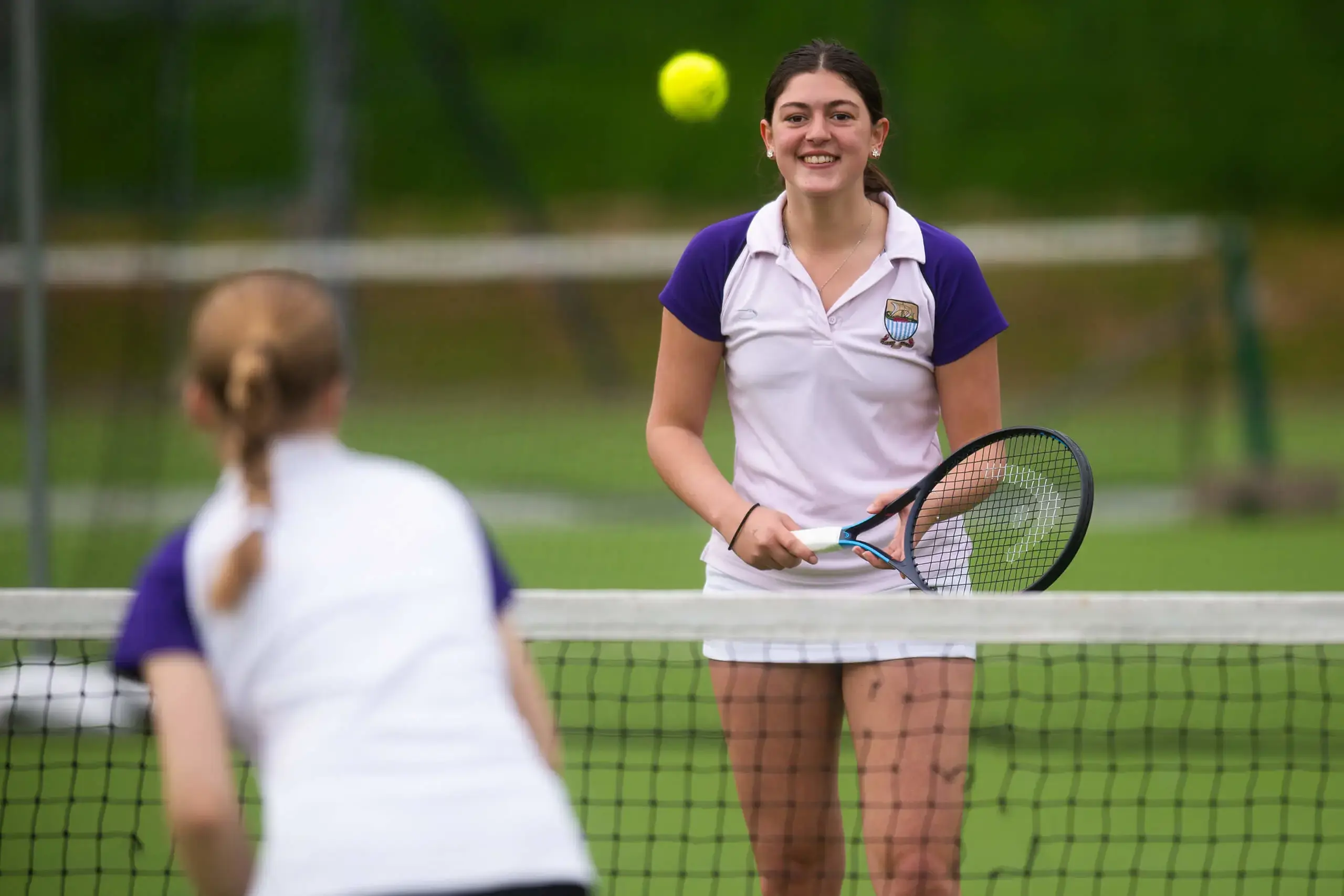 Gordonstoun Senior Pupils Playing Tennis