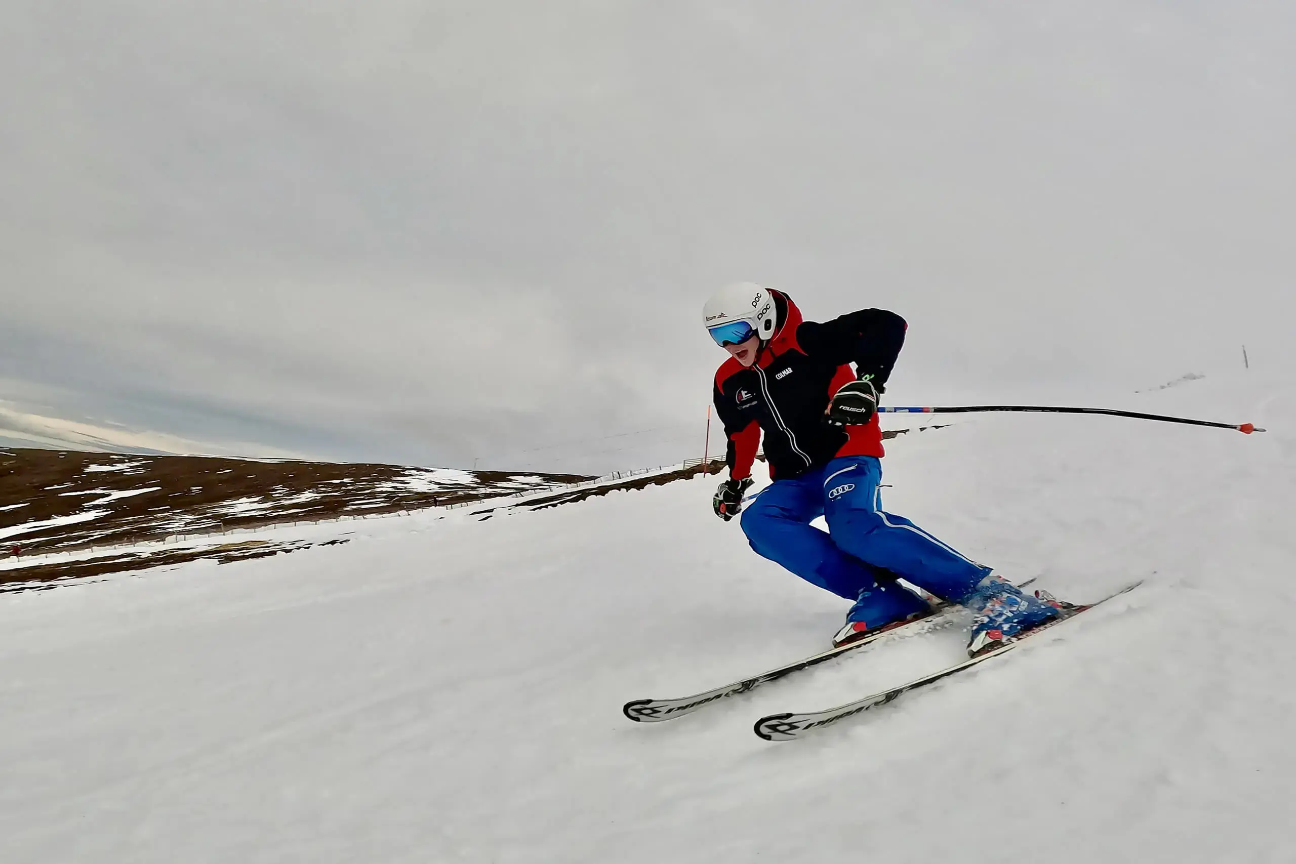 Gordonstoun student skiing in the nearby Cairngorm mountains