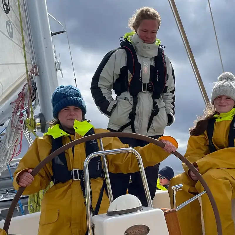 Gordonstoun Senior School pupils sail training